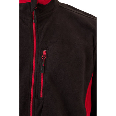 VL GERAS. Two-tone fleece jacket (220g/m²) in polyester (100)